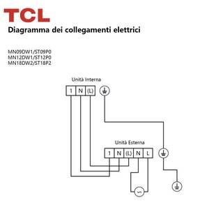 เครื่องปรับอากาศ TCL 12000 BTU แบบแยกส่วนติดผนัง ประหยัดพลังงาน A++ R32 MN12DW1 ระบบ Wifi  สำหรับใช้ในบ้าน  แบบปรับความถี่ได้ - Product Image 6