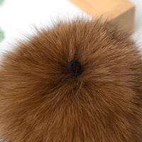 Pompons en fourrure DIY - Boules de fourrure de raton laveur pour porte-clés et breloques de sac