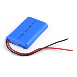 סוללה פריזמטית ליתיום יון 103450 3.7v 1800mAh, 1900mAh 2000mAh תאי סוללת ליתיום פולימר lp103450