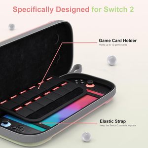 Étui <span class=keywords><strong>de</strong></span> <span class=keywords><strong>transport</strong></span> fin pour Nintendo <span class=keywords><strong>Switch</strong></span> 2 2025, étui <span class=keywords><strong>de</strong></span> voyage rigide avec 12 emplacements pour cartes <span class=keywords><strong>de</strong></span> jeu, <span class=keywords><strong>sac</strong></span> <span class=keywords><strong>de</strong></span> <span class=keywords><strong>transport</strong></span> portable - Product Image 3