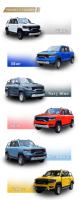 Camioneta Eléctrica de Tracción en las 4 Ruedas para Flota Comercial, Vehículo de Trabajo con Batería de Largo Alcance para Logística Empresarial