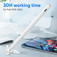 Stylet numérique WK pour iPad, prise de notes, autonomie ultra-longue 30H, faible latence, rechargeable, compatible iOS 2018-2026, rejet de la paume, remplaçable