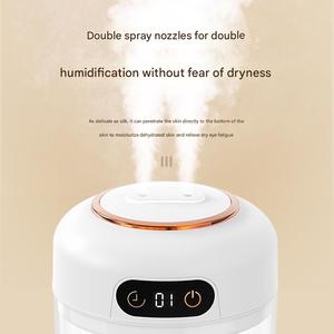 Winter Best Home Romantic LED Night Light Color Changing Portable Mini USB Home Cup Double Nozzle Mist Air Cooler <strong>Humidifier</strong>