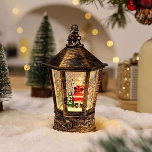 Christmas Wind Lamp Decorations Creative <b>Small</b> Battery Powered Resin Mailbox Shape Night <b>Lights</b> <b>LED</b> - Product Image 3