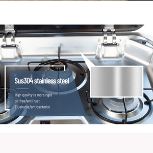 Prix compétitif, fabrication chinoise, cuisinière à gaz à trois brûleurs <span class=keywords><strong>pour</strong></span> <span class=keywords><strong>camping</strong></span>-<span class=keywords><strong>car</strong></span>, couvercle en acier inoxydable, drain <span class=keywords><strong>pour</strong></span> caravane, <span class=keywords><strong>camping</strong></span>-<span class=keywords><strong>car</strong></span>, vente en gros, sur mesure - Product Image 4