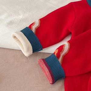 Mono de Algodón para Bebé Unisex Estilo Chino Angou, Mono Largo con Estampado de Animales para Otoño e Invierno - Product Image 3