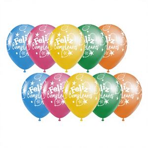 10 pièces de ballons joyeux anniversaire de 30 cm, bannières de fête en aluminium métallique épais, événements de remise de diplôme, fête des mères, nouvel an chinois - Product Image 1