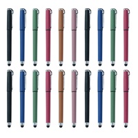 Stylo gel à écran tactile multicolore, possibilité d'imprimer un logo, stylo de signature pour le bureau, la banque, cadeau promotionnel, stylo publicitaire en plastique