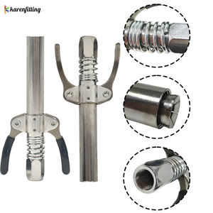 Acopladores de pistola de engrase de acero de 1000 PSI, de alto rendimiento, duraderos, fáciles de usar, con bloqueo fuerte de liberación rápida y larga vida útil - Product Image 4