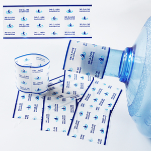 Rõ ràng in ấn không tràn PVC nhiệt co lại nhãn cho 5 gallon 18.9l 19L 20L nước nắp chai con dấu bao bì nhãn - Product Image 6