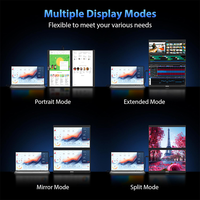 Monitor Portátil Plegable Táctil Eimio de 15.6 Pulgadas, 1080P IPS, Pantalla Ancha, Tipo C, Plug & Play, Serie Empresarial, Extensor de Pantalla para Portátil OEM