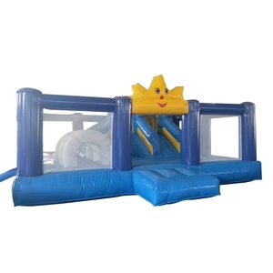 <span class=keywords><strong>2025</strong></span> bé Toddler thương mại lớn khổng lồ Inflatable công viên chủ đề Sân chơi ngoài trời bóng với trượt cho trẻ em hoạt động bán - Product Image 1