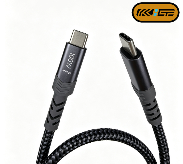 10 Years USB Type-C Cable Customized Factory Dual Type-C 100W 5A 10Gbps 3.2 Gen 2 Nylon Camera 1m 2m 3m OEM ODM Exclusive