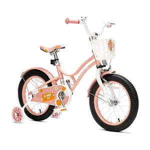 JZ-Vélo d'équilibre princesse pour enfant de 12, 14, 16 pouces, avec panier pour enfants de 2 à 8 ans