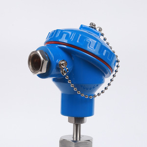 Pt100 <b>Temperature</b> Sensor Fixed Threaded Stainless Steel RTD <b>Probe</b> Screw Terminal Connection - Product Image 3