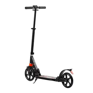 200MM Big 2 Wheels Aluminum Foldable Adult Kids Kick Foot Scooter