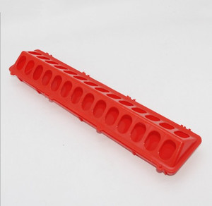 Mangeoire à oiseaux en plastique durable de 50cm avec plusieurs trous d'alimentation - Product Image 2