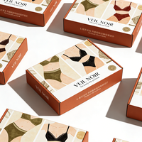 Boîte d'emballage personnalisée imprimée en couleur pour vêtements, boîte d'expédition pour lingerie sexy et présentation de boîte d'abonnement
