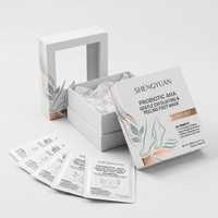 Masque exfoliant doux pour les pieds à base de probiotiques fermentés et d'AHA, marque privée, chaussettes pour la rénovation des talons rugueux, fabricant OEM
