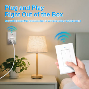 16A Remote Control nirkabel Outlet Switch <span class=keywords><strong>Kit</strong></span> Untuk lampu kipas & peralatan ABS bahan nilai arus 120V nilai tegangan - Product Image 5