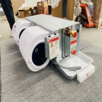 Unité de ventilation horizontale dissimulée OEM à eau réfrigérée, 4 rangées, moteur AC silencieux, pour salle blanche, unité de traitement d'air (UTA) pour hôtel et bureau