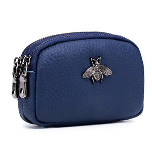 Nouveau porte-monnaie mini en cuir à double fermeture éclair pour femme, porte-cartes de commerce extérieur, petit sac à monnaie mignon - Product Image 6