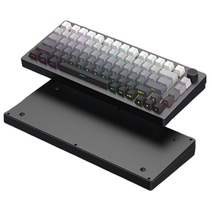 Spot Black Gee Snake Aluminium Mechanische Tastatur Kit CNC Gradient 2.4G Wireless Wired <span class=keywords><strong>Gaming</strong></span> Tastatur Fertigstellung - Product Image 1