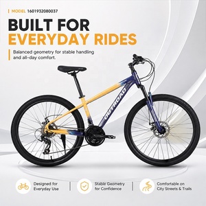 Vélo de montagne en aluminium Jingyu 26 pouces, <span class=keywords><strong>VTT</strong></span> personnalisé à vitesse variable pour adultes avec suspension intégrale, amortissement et frein à disque hydraulique - Product Image 1