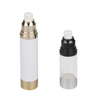 Flacon pompe sans air rechargeable de 100 ml, design haut de gamme, qualité supérieure, vente chaude, YHB H2206, soin de la peau, impression sérigraphique