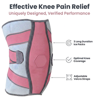 Compresse de gel réutilisable à prix d'usine pour les douleurs au genou et la récupération articulaire avec housse en nylon, enveloppe froide pour les blessures sportives, conforme ROHS