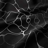 Tissu imprimé Scuba Techno en polyester et élasthanne pour robe de soirée, 240 GSM, haute extensibilité, durable, approvisionnement en gros