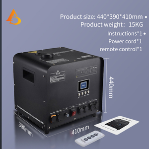 AICPOSE 1700W Machines à effets spéciaux étanches pour l'extérieur, idéales pour les <span class=keywords><strong>DJ</strong></span>, les fêtes, les événements et les scènes - Product Image 6