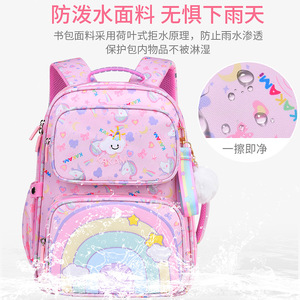 Mochilas Escolares Infantiles <span class=keywords><strong>de</strong></span> Dibujos Animados <span class=keywords><strong>de</strong></span> <span class=keywords><strong>Tik</strong></span> <span class=keywords><strong>Tok</strong></span> 2025, <span class=keywords><strong>Mochila</strong></span> Escolar Arcoíris para Niña - Product Image 2