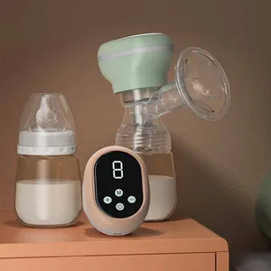 Wireless Smart Portable Electric Milk Breast Feeding Pumps For Moms With 180ml Bottle