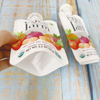 Recharge en plastique personnalisée 150ml Doypack Squeeze boisson boisson liquide emballage de boissons debout sac réutilisable bébé nourriture jus bec pochette