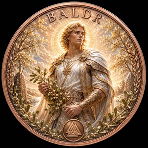 Pièce de monnaie en cuivre pur 999 de 1 oz, couleur cuivre, en relief, série Mythologie Nordique, édition collector UV 3D - Product Image 2