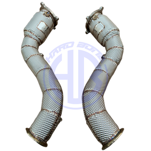 Para MCLAREN 720 720S 4,0 T 2019-2023 Tubo de bajada universal de acero inoxidable Escape de alto rendimiento Rendimiento de carreras modificado - Product Image 6