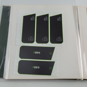 Feuille d'autocollant adhésif acrylique en polycarbonate forme découpée personnalisée sensible à la chaleur pour étiquettes de caméra d'ordinateur - Product Image 6