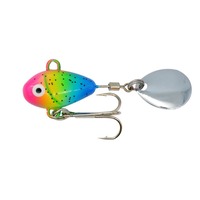 Offre Spéciale métal Mini Vibration pêche lure12g 5cm VIB dur appât avec cuillère immergé rotatif paillettes bionique appât leurre de pêche