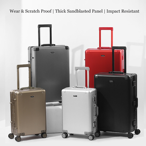 <span class=keywords><strong>Valise</strong></span> en alliage d'aluminium durable avec serrure TSA, <span class=keywords><strong>valise</strong></span> rigide imperméable pour les voyages d'affaires en avion - Product Image 6