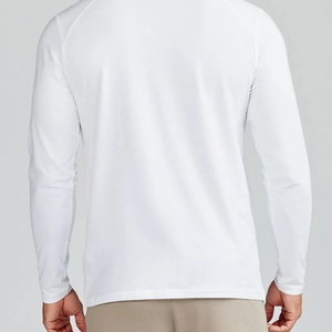 OEM Men's Raglan <b>Long</b> Sleeve <b>Tshirt</b> High Quality Breathable Anti-Wrinkle Quick Dry Slim Fit Custom Logo Made Polyester/Cotton - Product Image 1