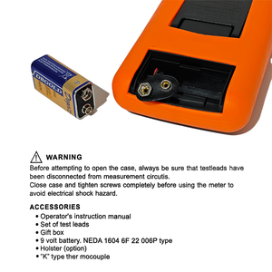 Multimètre numérique professionnel avec affichage LED AC DC 1000V NCV détection testeur de tension multi affichage LCD en gros - Product Image 3