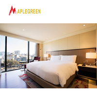 Muebles de Dormitorio Modernos para Hotel Hilton en Venta, Madera de Roble de 5 Estrellas de Indonesia para Apartamentos y Villas