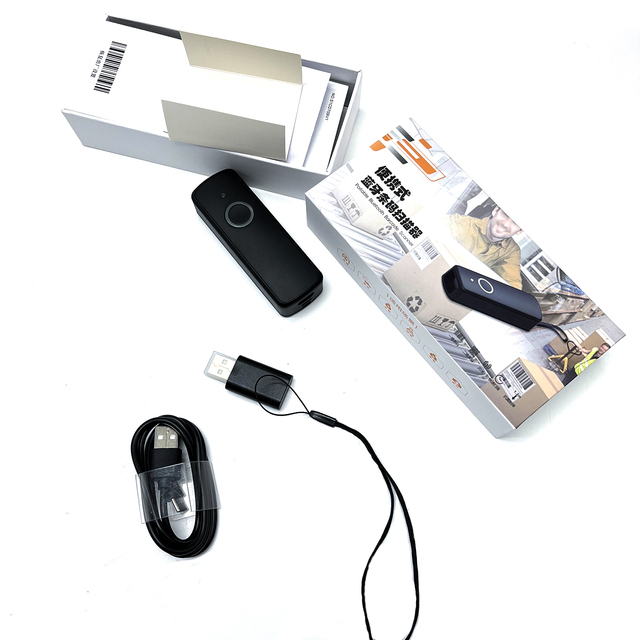 Barway Mini Portable Barcode Scanner 1D 2D QR USB CE A4 CCD Stock 4 Miles 32 Bit 3-year 200times/sec