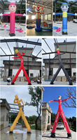 Grand lancement : Sky Dancer gonflable, Mascotte publicitaire oscillante, Accessoire gonflable personnalisé imprimé (Clown de dessin animé et Dieu de la Richesse)