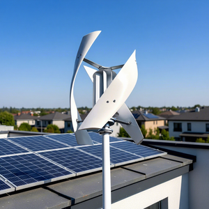 수직축 풍력 터빈 발전기- 2KW 마그네틱 부상 발전기 시스템, 가정 및 옥상용 태양광 하이브리드 옵션 포함 - Product Image 1