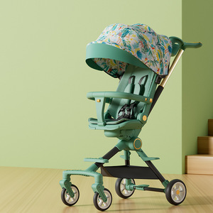 Thiết kế mới Xe đẩy em bé V9 đa chức năng có thể gập lại hợp kim Buggy du lịch thoải mái cắm trại trẻ sơ sinh An ToÀN GiÁ cả phải chăng - Product Image 6