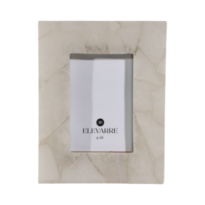 ELEVARRE Rectangle Quartz Picture <b>Frame</b> <b>4x6</b> Modern Boho Tabletop Decor - Product Image 1