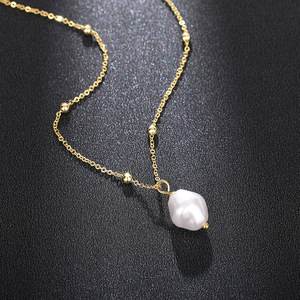Collana con Perle Irregolari per Donne, Elegante Stile Chic Francese, Gioiello Choker alla Moda - Product Image 3
