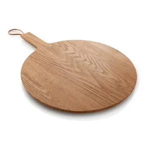 Planche à découper rectangulaire en bois luxueuse avec poignée, écologique, durable, style moderne, passe au lave-vaisselle, pour usage domestique et commercial - Product Image 2